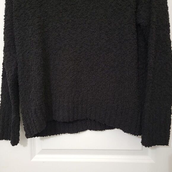 SANCTUARY Popcorn Crewneck Sweater L Black - Picture 3 of 5